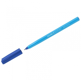 Ручка шариковая Schneider "Tops 505 F" синяя, 0,8мм, голубой корпус 150523