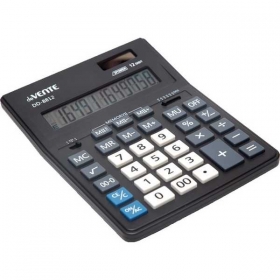 Калькулятор настольный "deVENTE" DD-8812, 155x205x35 мм, 12 разр., двойн. питание и память, авт. вычисл. кв. корня, процентов, наценки,  "00" корр.последн.введ.знач., функция смены знака, авт. откл., 4031305