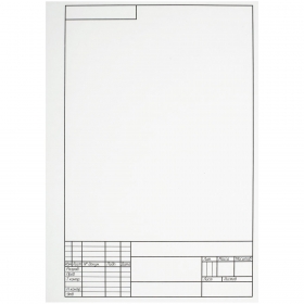 Папка для черчения А4, 10л., BG, с вертикальной рамкой, 160г/м2 Пч10А4в_58483