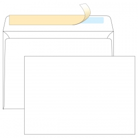 Конверт C5, OfficeSpace, 162*229мм, б/подсказа, б/окна, отр. лента С5.1000.1