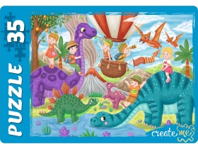 МАКСИ-ПАЗЛЫ 35 элементов. МИР ДИНОЗАВРОВ №49 (арт. ПУ35-9482)