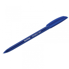 Ручка шариковая Berlingo "Triangle 100T" синяя, 0,7мм, трехгран., игольчатый стержень CBp_07105