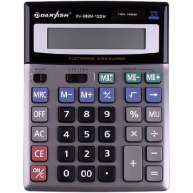 Калькулятор настольный 12 разрядов "Darvish" двойное питание 200*150*33 мм двойная память DV-888M-12
