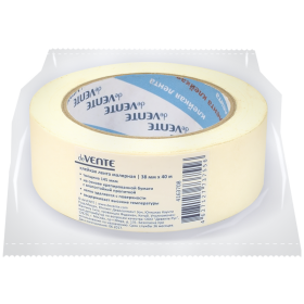 Клейкая лента малярная "deVENTE. REPAIR & CRAFT" 145 мкм, 38 ммx40 м, картонная втулка, в пластиковом пакете 4163452