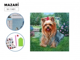 Алмазная мозаика ЙОРК, холст 25х30 см (размер выкладки 20х25 см), ОПП-упаковка M-11491*