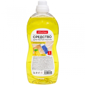 Средство для мытья полов OfficeClean "Лимон", концентрат, 1л 246207/А