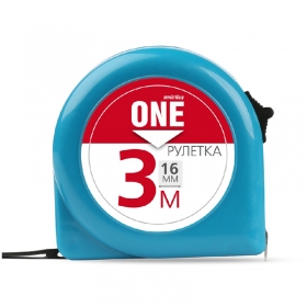 Рулетка измерительная Smartbuy, 3м*16мм, пластиковый корпус, фиксатор, усиленный зацеп SBT-MTP-316P1