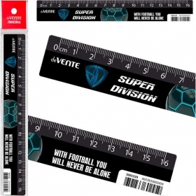 Линейка пластик "deVENTE. Super Division" 16 см, с диз., с индивид маркир, с цв стикером 5091529