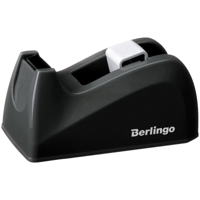 Диспенсер настольный Berlingo для канцелярской клейкой ленты, черный FSd_00021
