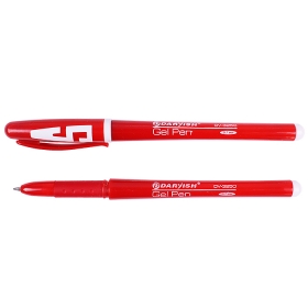 Ручка гелевая красная "Darvish" корпус красный, пиш.уз. 0,7 мм, стержень 130 мм,  DV-3250