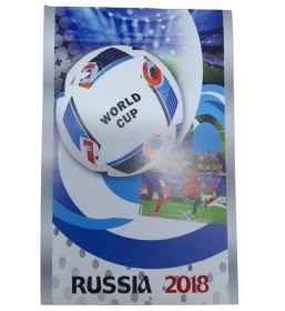 Блокнот А6, 40 л, клетка, "Футбол 2018",  Б40А6М218