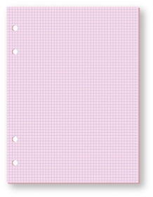 Блок сменный 80 листов формат 145*202 мм в клетку без полей цветной (розовый) артикул БСЦ80А5/7.2