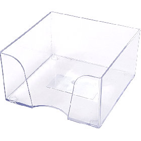 Пластиковый бокс для бумажного блока "Attomex" 9x9x5 см, прозрачный 4105401