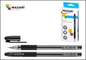 Ручка гелевая REGINA ЧЕРНАЯ, пулевидный пиш. узел 0.5 мм, прозрачный пласт. корпус с мягким резиновым грипом, сменный стержень 131 мм, картонная упаковка M-5526-71