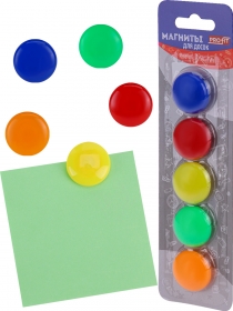 Набор магнитов для досок (МН-0106) d=30, 5шт МН-0106