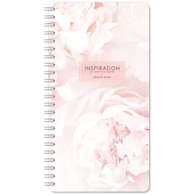 Телефонная книга А5, 80л., на гребне OfficeSpace "Цветы. For inspiration", с высечкой Тк80г_48566