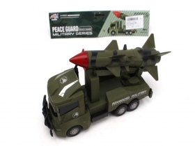 Машинка инерционная "Военный грузовик с ракетной установкой-2"20 см,пластик,в пакете ( Арт. 2148862)