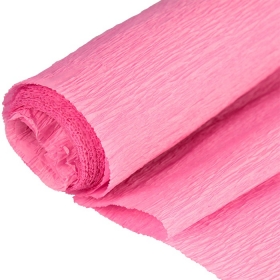 Бумага гофрированная поделочная 50*200см розовая "Darvish" DV-2929-6