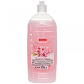 Мыло-крем жидкое OfficeClean "Цветущая сакура", с дозатором, 1л 281357